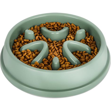 Anti-Schling-Napf, geeignet für Hunde und Katzen, Anti-Erstickungs-Design, rutschfester Boden, fördert gesundes Fressen. (1/5)