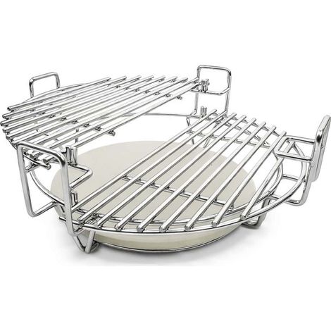 Système de cuisson modulaire à niveaux ajustables en acier inoxydable Patton pour kamado 15-16" (1/5)