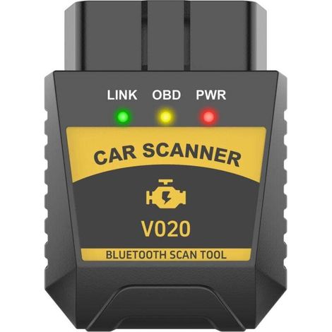 OBD2 Diagnostic Voiture, OBD2 Bluetooth Scanner Auto Diagnostic, Valise Diagnostic Auto Multimarque, Interroger 3000 Code Base de Données,Lecteur de Code OBDII pour Système Android/iOS (1/4)