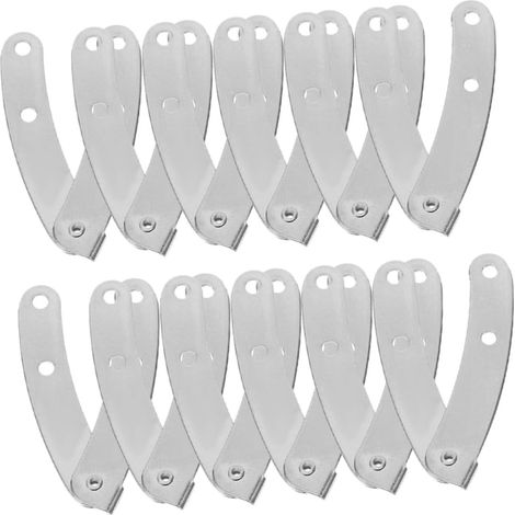 20 Pièces Support de Couvercle pour Boîte Lot de Charnières pour Bricolage pour Coffres Armoires (1/5)
