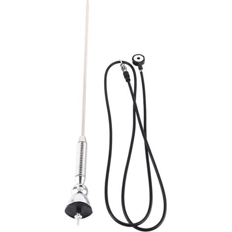 Jeffergarden Antenne radio voiture universelle 18.5" AM/FM rotative 180° pour aile pare‑choux auto (1/5)