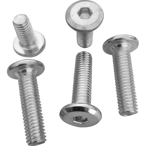 Vis de fixation pour meubles M6x35mm galvanisée à six pans creux pour lit, chaise, armoire, étagère lourde, assemblage, 100 unités (1/3)