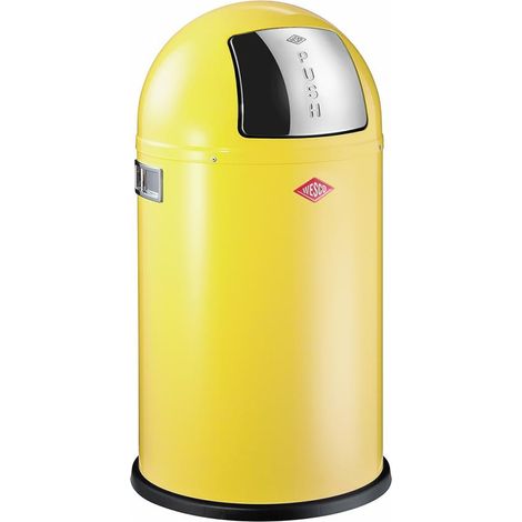 Wesco Mülleimer Pushboy Junior lemonyellow (1/3)