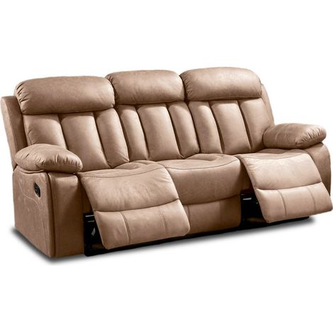 Sofá relax 3 plazas Kendal Beige (ancho) x 101cm (alto) (1/5)