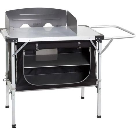 Brunner Armario de Cocina Camping Aluminio Plateado