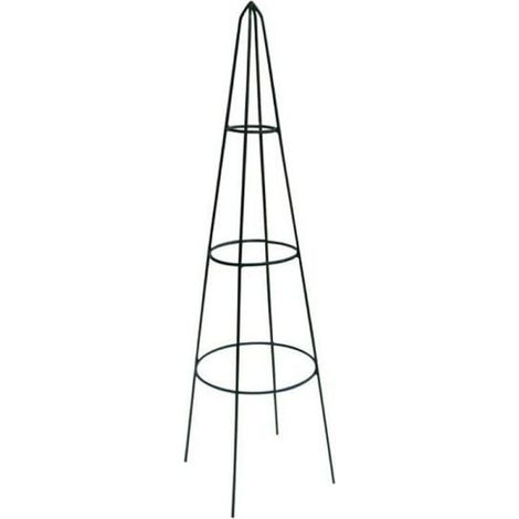 TrendLine Obelisk 150 cm Metall Rankgitter Rosenpyramide Rosenturm Rankturm