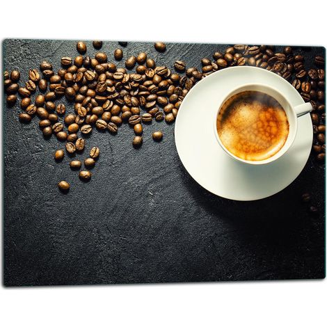 Tabla de cortar de vidrio de 52x40 cm para café (1/5)