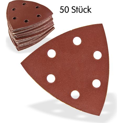 Schleifpapier P320 für Deltaschleifer 93x93x93 mm Schleifband Schleifblatt (1/3)