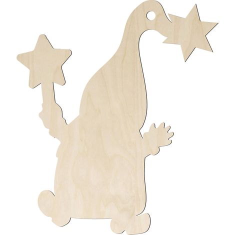 Décoration de Noël en bois représentant un nain, à suspendre au sapin, pour enfants (1/4)