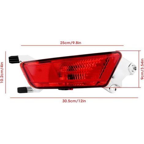 Feu Antibrouillard Arrière Gauche - Pour Land Rover Range Rover Evoque 2011-2019 - Unité Simple