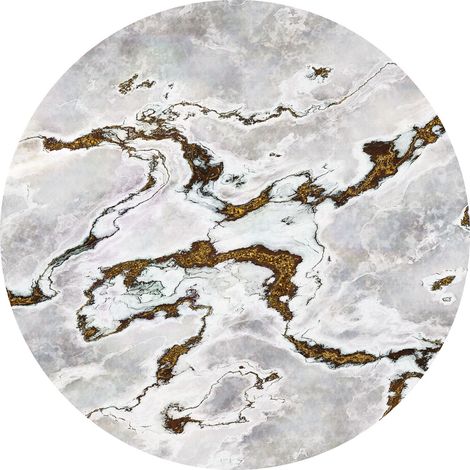 Komar Marble Vibe 125 x 125 cm, Stickers pour les murs D1-048 (1/3)