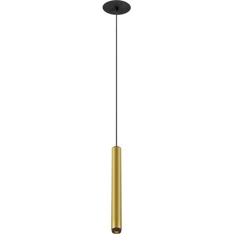 Suspension GRIP S longueur de suspension 200 cm 3000 K 29° or / noir - SLV - 1009067
