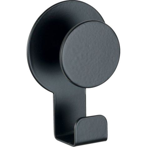 Badezimmerbügel BLANDAS schwarz matt, Wenko (1/5)