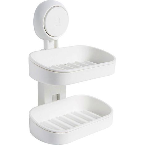 Porte-savon mural pour cuisine amovible pour éponge et chiffon (1/5)