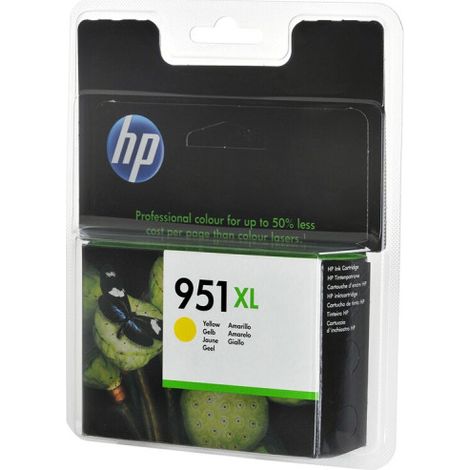 HP 951XL High Yield Yellow Original Ink Cartridge cartouche d'encre 1 pièce(s) Rendement élevé (XL) (1/5)