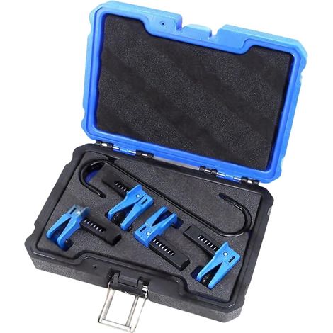 Lot de 6 colliers de serrage pour ligne de frein automatique - En métal et construction pour un entretien sans fuite du liquide de frein (1/5)