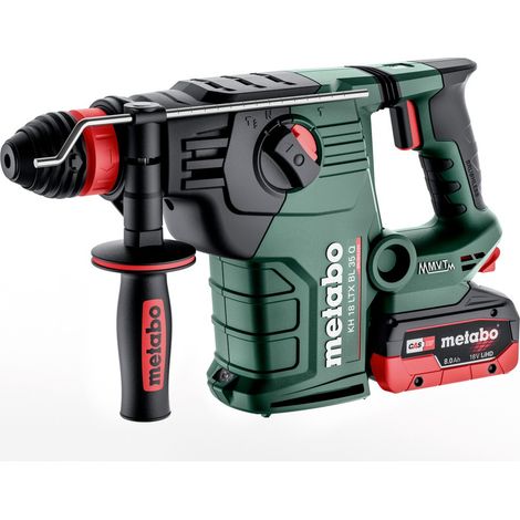 Metabo Akku-Kombihammer KH 18 LTX BL 35 Q , incl. 2x Akku LiHD 8 Ah, Ladegerät, Zubehör, metaBOX (1/5)