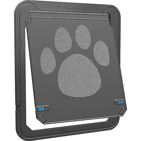Ouvre-porte pour chien et chat - Ouverture de porte contrôlée - Écran électronique - Protection de fenêtre - Mur - Moustique (1/3)