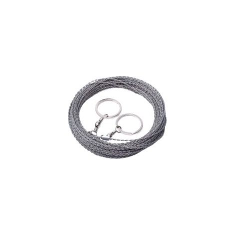Scie à fil extérieure de 10 mètres de long, câble de survie pour scie à fil, corde de coupe de fil de tronçonneuse en acier inoxydable épaissi-Crezuo