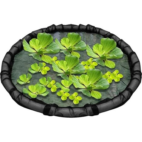 Protecteur de d'île - Polyester, Corral d'étang Flottant Filet à Mailles Fines pour décoration d'eau, barrière végétale Flottante pour Jardin (1/5)