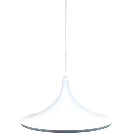 Hänge-Deckenleuchte der Serie "Bauchi" E27 (maximal 40W 230V) IP20 Ø35cm Farbe Weiß und Bronze