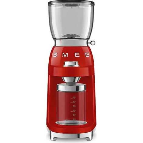 Smeg CGF01RDEU Moulin à café rouge rétro élégant (1/5)