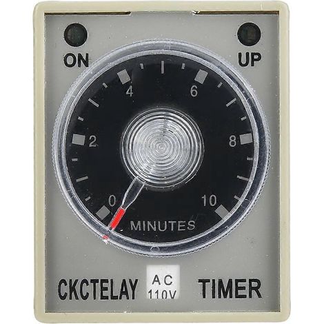 AH3-3 Zeitrelais, elektronischer Typ, einstellbare Auslöseverzögerung, 8 Pins, 10 Min. (110 V) (1/4)