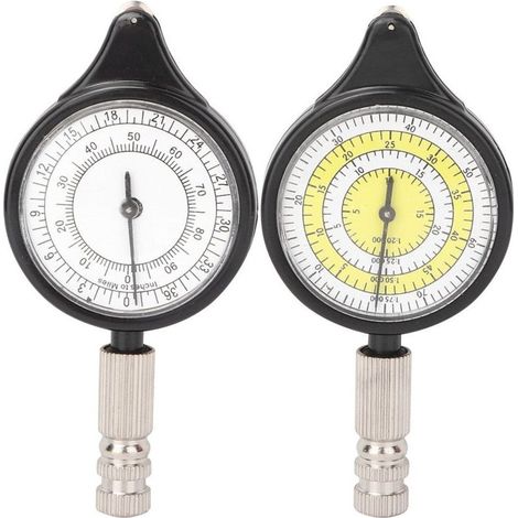 Mini mesureur de carte extérieure, calculateur de Distance, outil de cartographie, roue en métal