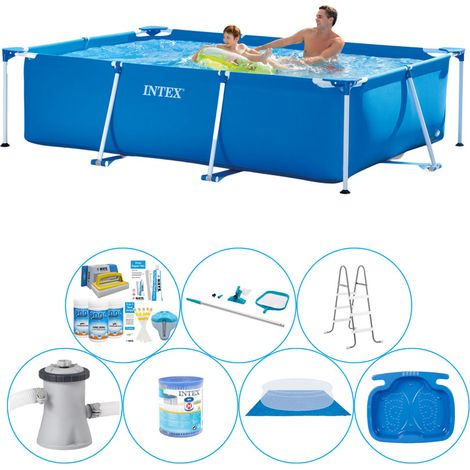 Intex Piscine Tubulaire Rectangulaire - 260x160x65 cm - 7-pièces  S20831 (1/5)