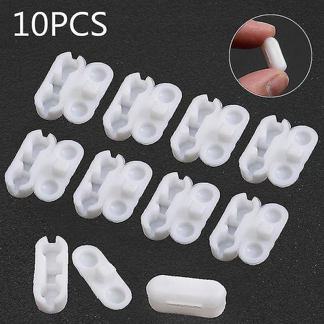 Lot de 10 connecteurs de cordon pour stores enrouleurs en plastique, connecteurs de chaînette de rideau Hfmqv (1/5)