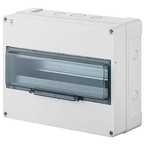 Elektro-plast Hermetica 1x12+4 grigio chiaro RAL 7035 quadro elettrico