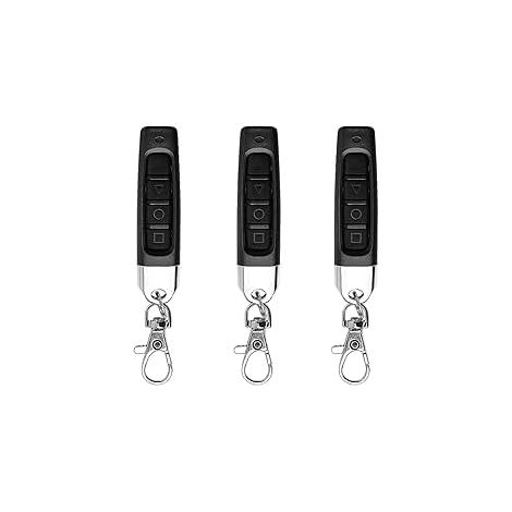 Telecomando wireless per porta da garage, telecomando per cancello a 433 MHz, duplicatore portatile per porta da garage con portata fino a 50 m, clonazione porta da garage, telecomando a 4 pulsanti (1/5)