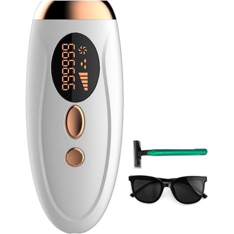 Épilation à la lumière pulsée (IPL), épilation laser à domicile pour et hommes, appareil d'épilation définitive à 999 999 flashs pour le visage, les jambes, les bras et le maillot. (1/5)