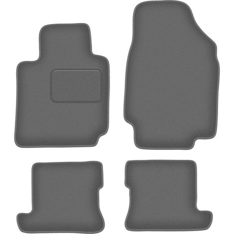 Graphit-Fußmatten für: Nissan Micra K12 CC Cabrio (2003-2010)