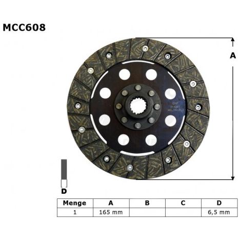 Disco frizione TRW ZF per BMW R 1100 R / S 98-05, 1150 GS / ADV / R / RS / RT 99-06,