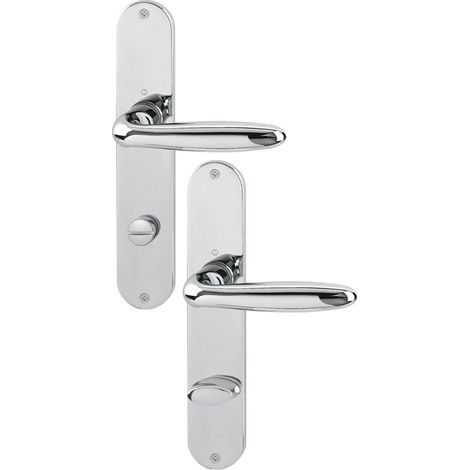 HOPPE Garniture de plaque longue Verona M151/302 MS F49-R SK/OL 78mm DIN G/D - 2803755 (1/5)