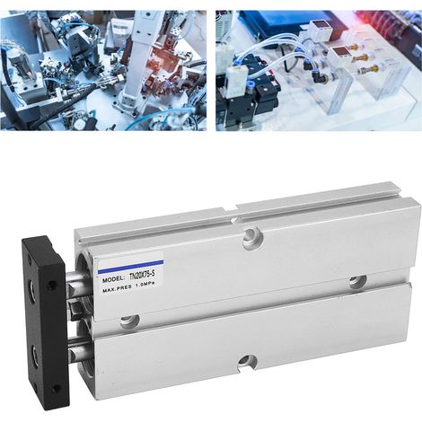 TN2075-S Zylinder mit doppelten Pleuelstangen und doppelten Nockenwellen, 20 mm Bohrung, 75 mm Hub (1/5)