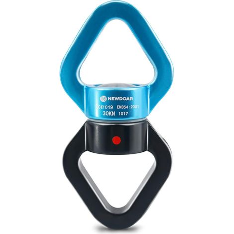 Swing Swivel, 30KN Swivel Device with Micro-Rotator Descender Climbing for Air Dance, Yoga Swing, Hanging Hammock, Climbing, Arborist (1/5)