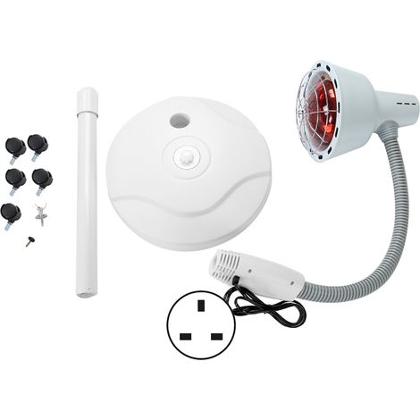Lampada per terapia di riscaldamento a luce infrarossa da 275 W, lampada per sollievo dal dolore muscolare e dal freddo, temperatura regolabile (1/5)