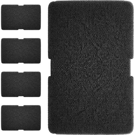 Confezione da 5 filtri per asciugatrice compatibili con Beko, Grundig, Blomberg, Elektra e Bregenz 2964840100 - Spugna filtrante - Scambiatore di calore - Filtro a spugna per asciugatrici a pompa di c (1/5)