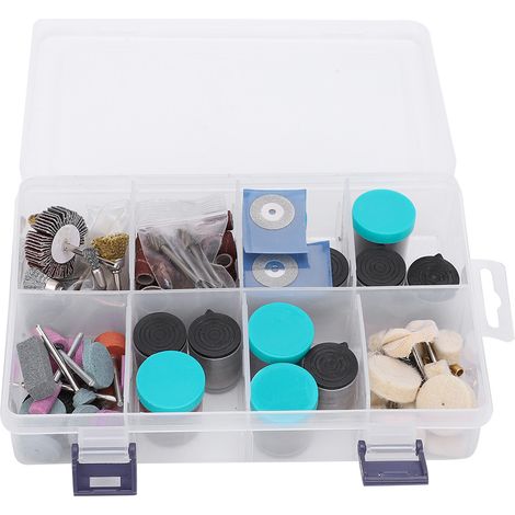 Ortviai Lot de 375 accessoires rotatifs pour meuleuses électriques – meulage, ponçage, perçage (1/5)