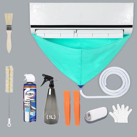 Kit de nettoyage du couvercle de récupération d'eau du climatiseur, nettoyage séparé, avec tuyau de vidange