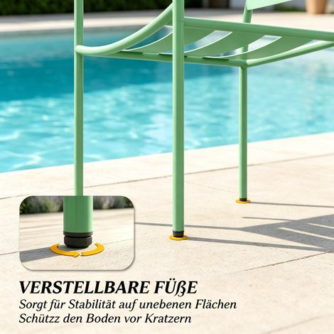 Ensemble mobilier jardin moderne, salon extérieur avec 2 fauteuils et table carrée, lounge compact (set incluant seulement 2 sièges et 1 table). (1/5)