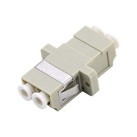 Elfcam® - Adaptateur/Coupleur pour Fibres optiques LC/UPC Multimode Duplex, Lot de 1 (1/4)