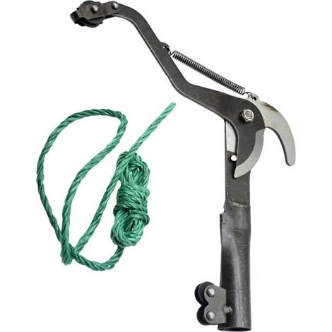Sécateur haute altitude, tête de scie extensible sans perche, coupe-branches d'extérieur haute altitude avec corde, coupe-branches pour arbres fruitiers (1/4)