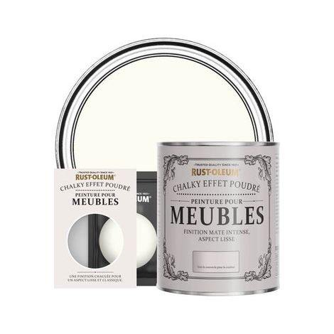 Peinture pour Meubles Chalky - Blanc Antique (1/2)