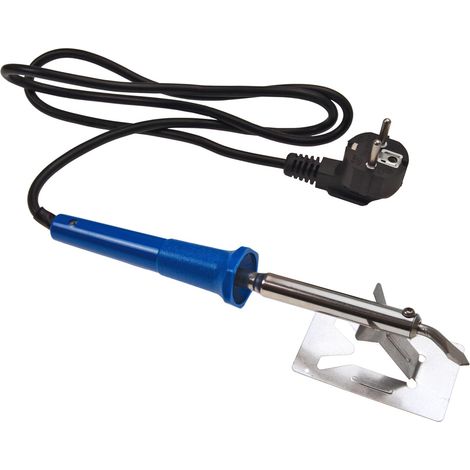 Bgs Technic – Fer à souder électrique 60W – Tension 220V – Capacité jusqu'à 6 mm² – Pointe plate revêtue pour conductivité optimale