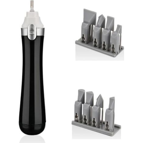Ponceuse Alternative Électrique, avec Tête de Ponçage 8 Pièces pour Loisirs, Art, Miniature, Polissage de Figurines, Ponçage (1/5)
