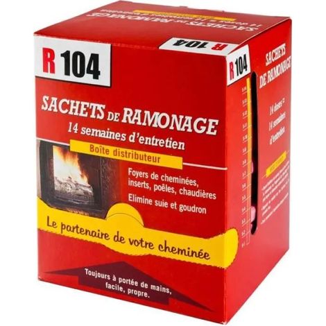Poudre Ramonage Crea R104 Nettoyage Chimique Efficace Des Conduits - Crea