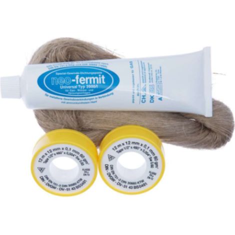 MASIDEF - SET DI IMBALLAGGIO CON FILO DICANAPA E FERMIT-TEFLON SIGILLANTE PTFE